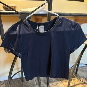 Aritzia Sinchless Seamless Cropped Tee